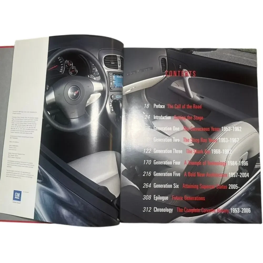 2006 Jerry Burton Corvette America’s Sports Car Hardcover GM Coffee Table Book